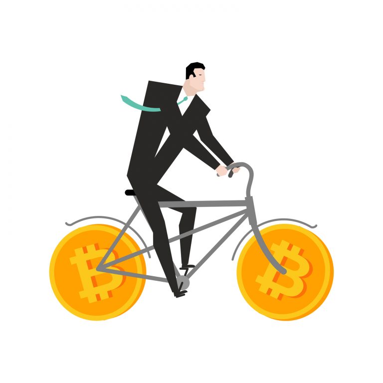 crypto mining bike