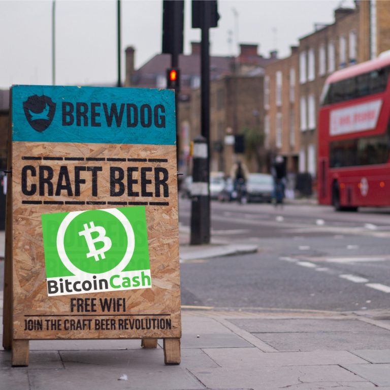 Brewdog Brand Welcomes Bitcoin Cash - The Bitcoin News