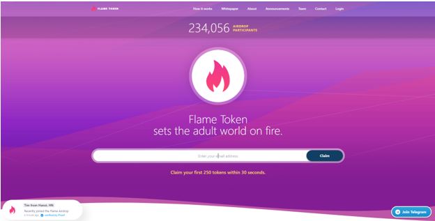 A Case Study On Flame Token - The Fastest Growing Airdrop In History ...