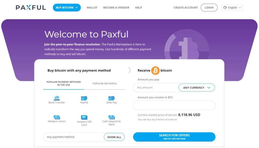 Paxful buy Bitcoin