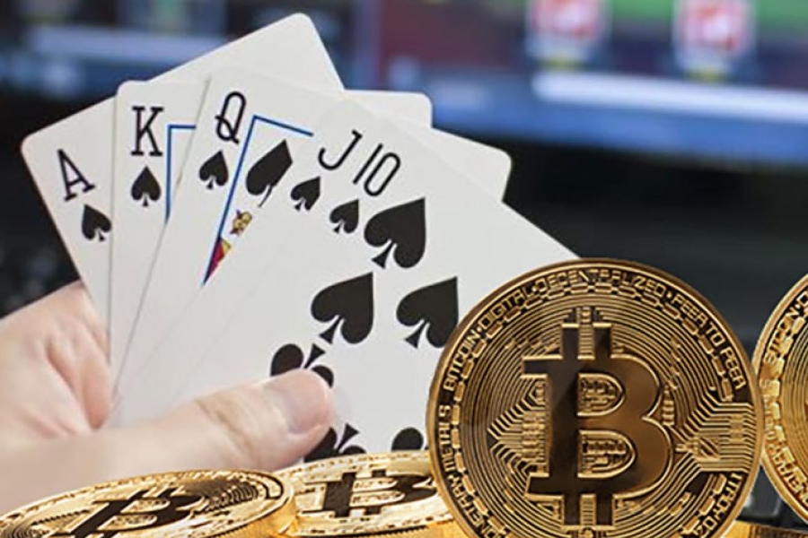 bitcoin poker set