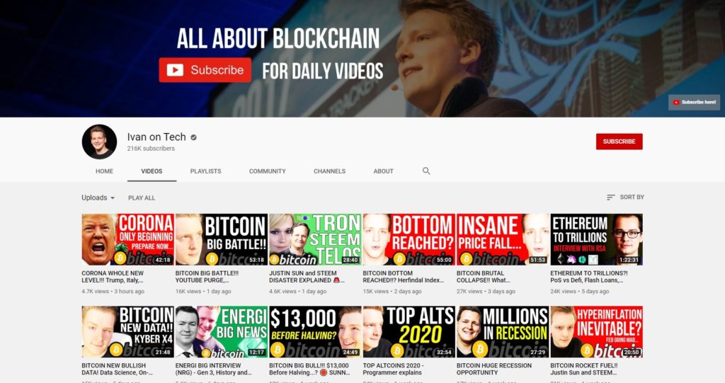 7 Most Popular Crypto YouTube Channels in 2020 - The ...