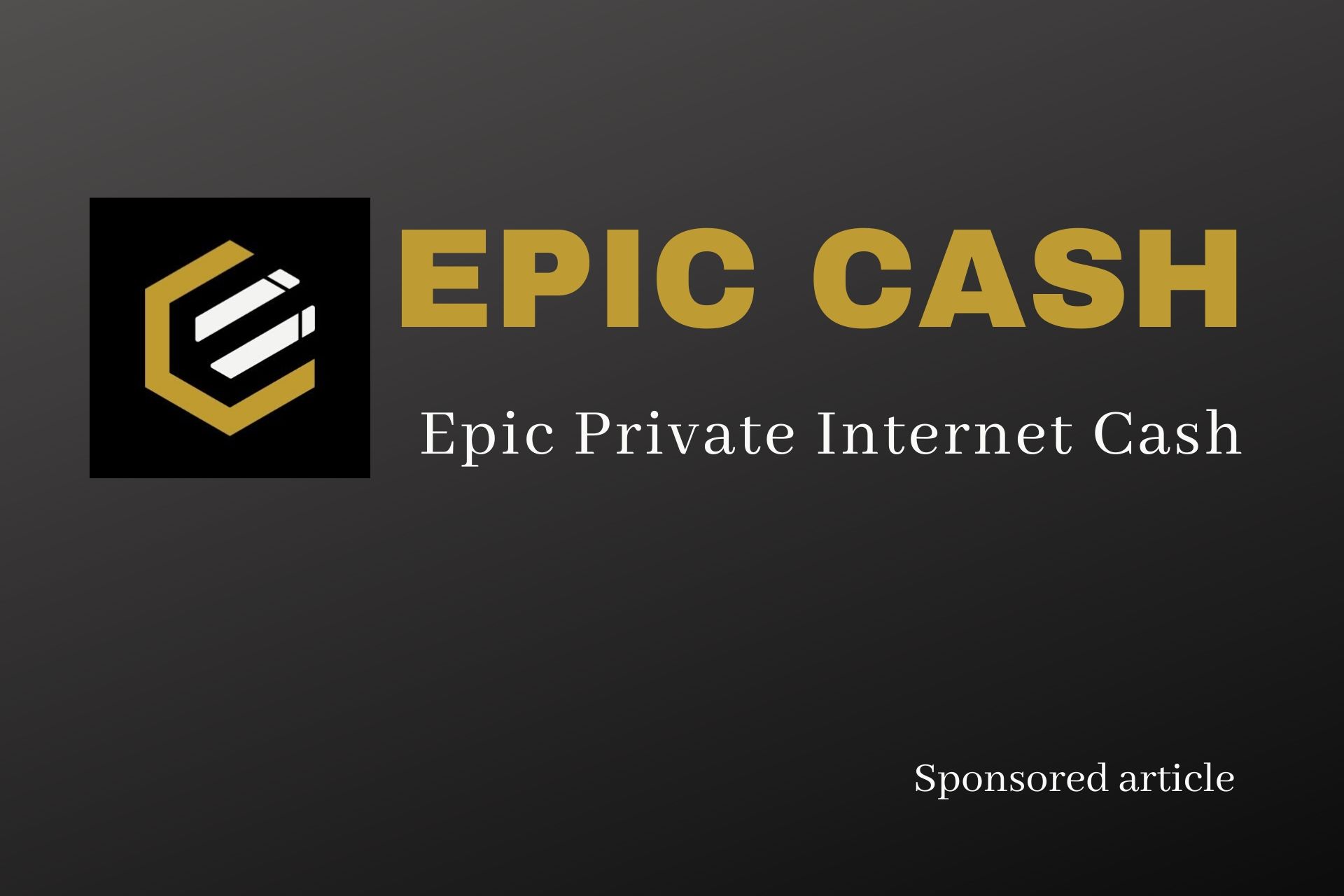 All About Epic Cash The Bitcoin News