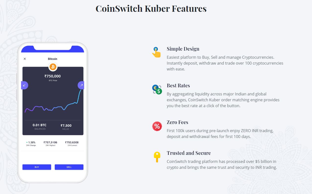 Best App to Buy Cryptocurrency in India - CoinSwitch Kuber ...