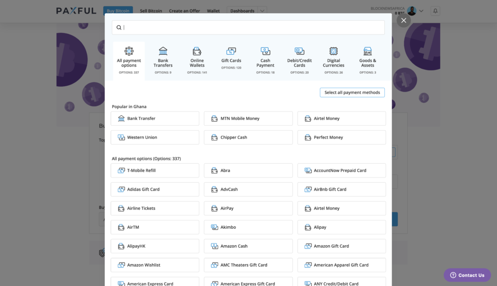 paxful-payment-methods-options