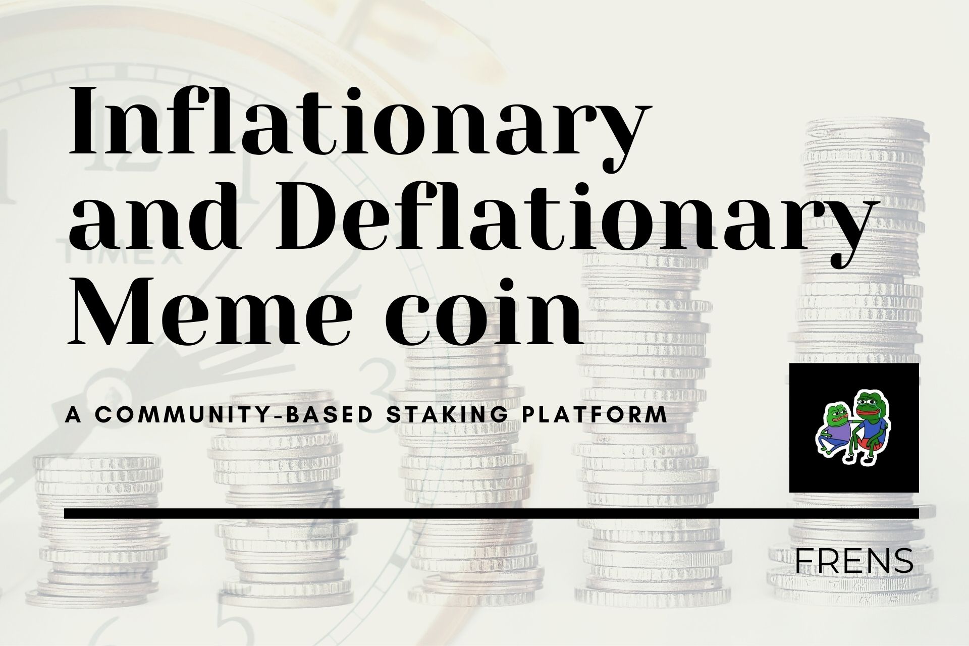 Frens An Inflationary and Deflationary Meme coin Developed for the