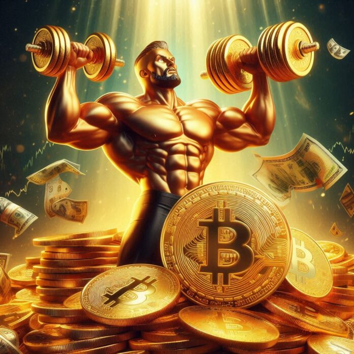 Bitcoin shows muscle and rises along with gold while everything else falls Bitcoin shows muscle and rises along with gold while everything else falls