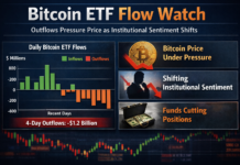 Bitcoin ETF Flow Watch: Outflows Pressure Price as Institutional Sentiment Shifts Bitcoin ETF flows