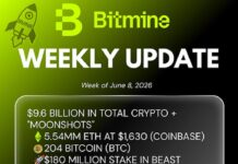 Bitmine Immersion Technologies (BMNR) Announces ETH Holdings Reach 5.54 Million Tokens, and Total Crypto and Total Cash Holdings of $9.6 Billion